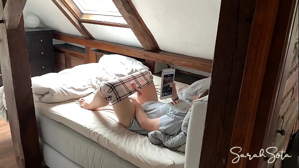 Sarah Sota's step sister caught masturbating and begged me not to tell mom and dad so I fucked her