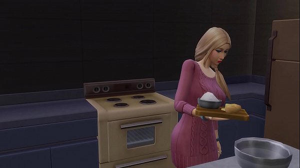 Blonde stepmom teaches virgin teen boy to fuck in bathroom