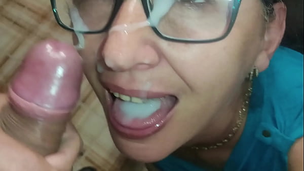 Winonna8 gives sloppy blowjob to husband's friend
