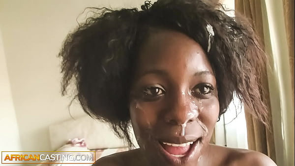 Azalee gets rough anal casting cumshot from Steven Hard