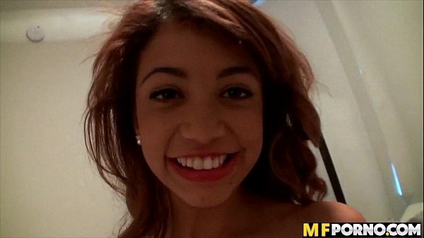 Latina girlfriend rides dick in POV
