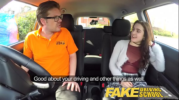 Lola Rae gets fucked by instructor Ryan Ryder in Fake Driving School car