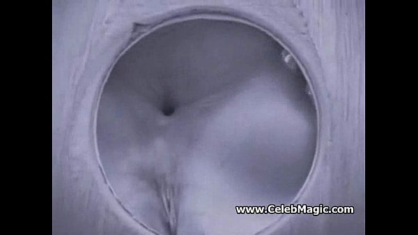 Redhead Katja Kassin uses a glory hole