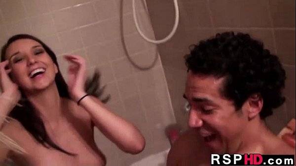 Teen girls Candace Cage and friends orgy at birthday party