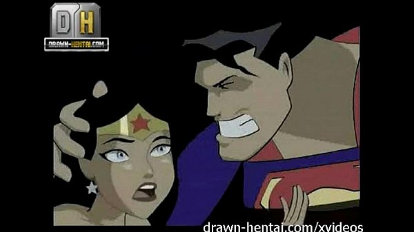 Cartoon Wonder Woman Gets Anal Oral Blowjob from Superman
