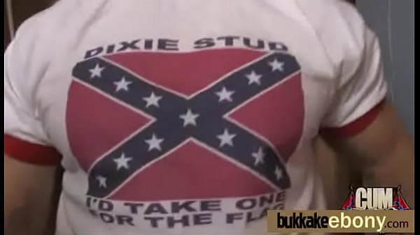 Ciurybury's Ebony Cutie Gets a Bunch of Hard White Cocks 8