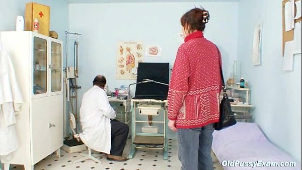 Mature wife gets intimate exam from pervy gyno doctor