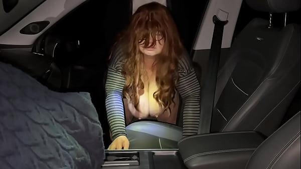 Stepmom Professoress gets anal with stepson near car on public street