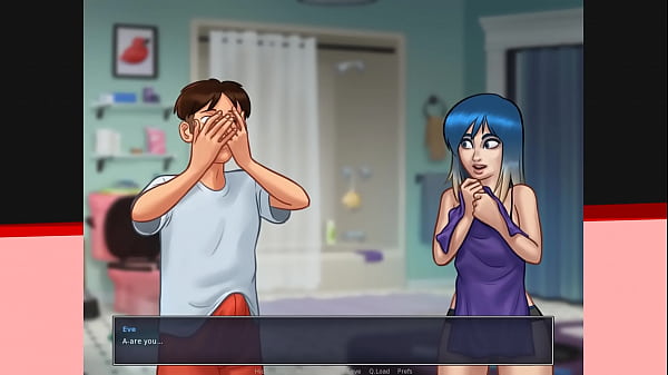 FabulousAura plays gamer girl in Summertime Saga with big tits and big dick