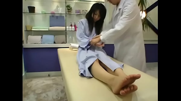 Asian teen gets oiled massage caught on spycam
