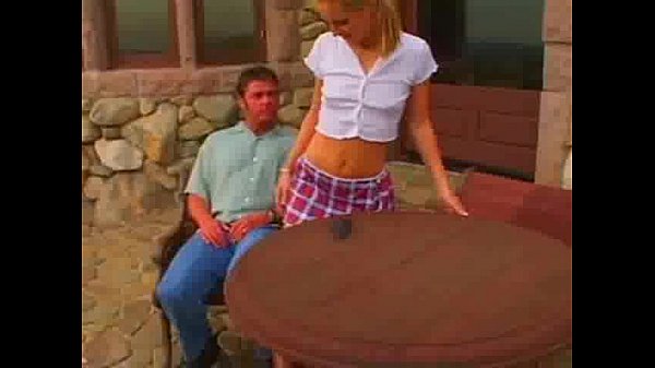 Teen girl gets fucked on table anal style