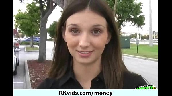 Teen girl gets paid for sex in public