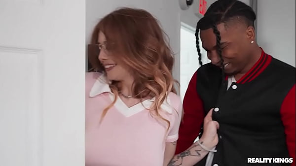 Lucy Foxx blonde bubble butt tattooed reality star gets a cumshot clean up handjob