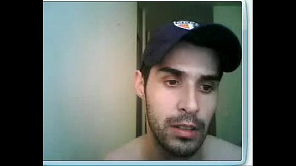Hairy bearded Sampa caught jerking off on cam