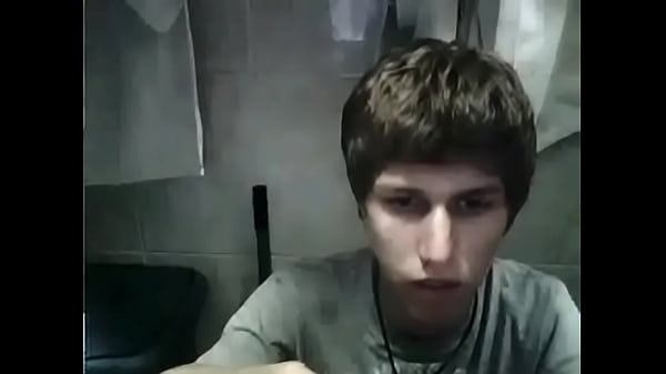 straight guy jerks off and cums