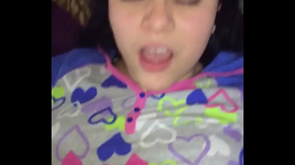 Ivanponkcmendez's 18yo girlfriend fucks a sexy bbw in pajamas