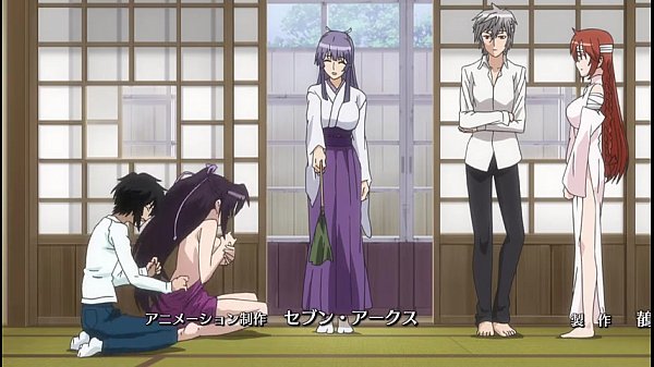 Xakin and Sekirei S2E13 have a wild threesome