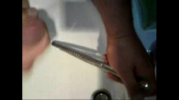 Guy jerks off and cums in his peehole