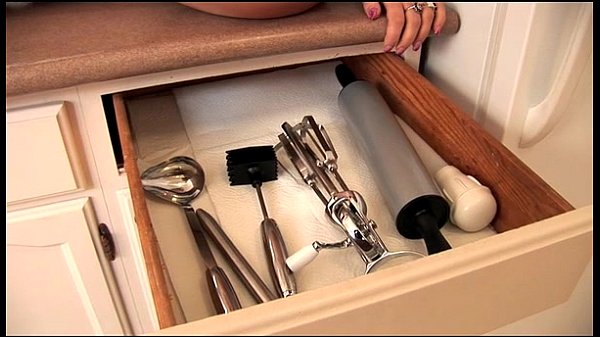 Woman Masturbates in Kitchen Sink with Meat Thermometer and Electric Beater