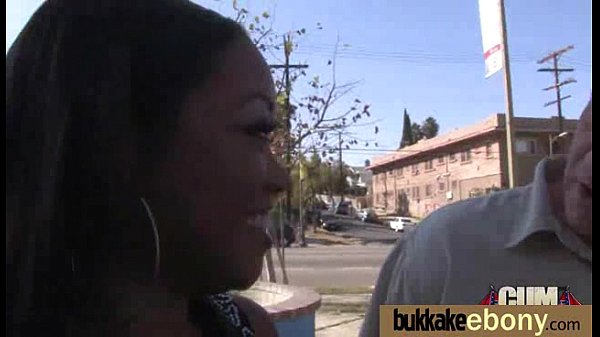 Ebony Babe Ciurybury Sucks Multiple White Guys in a Wild Interracial Gangbang