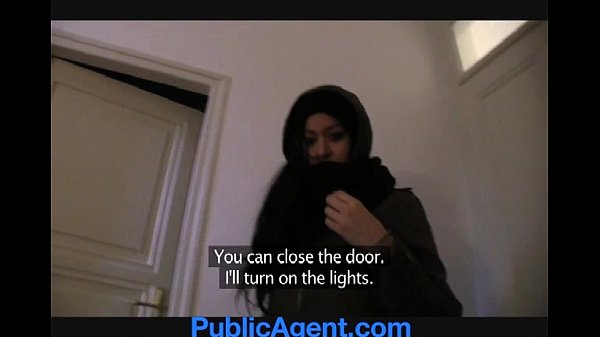 Homeless brunette pays for hotel room with sex