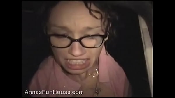 wife gets carjacked in garage with sexy milf in glasses