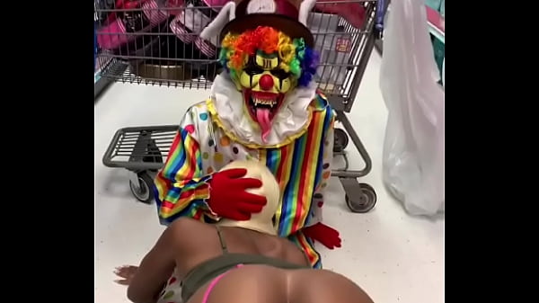 Gibby The Clown gets his dick sucked in public at Party City