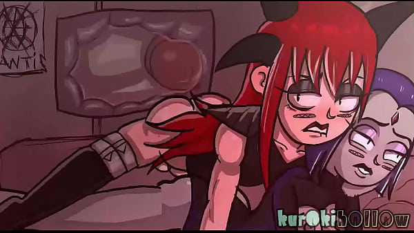 Kurokihollow futa anime Raven gets demon rod thrust