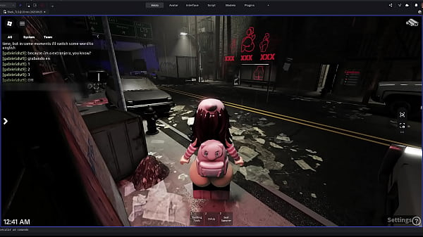 Hoolandesa Gets Caught in the Rain and Seduced by a Stranger in a Roblox Abandoned Apartment