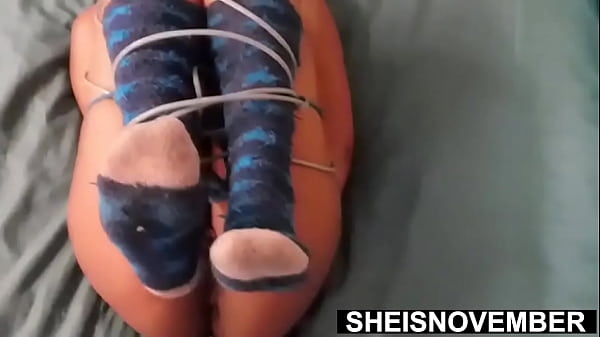 Stepdad ties up ebony stepdaughter with rope