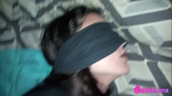 Gabbie Luna and Rennan Luna tied up and blindfolded escape