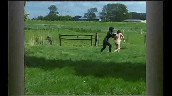 Mistress dominates naked mature slave girl