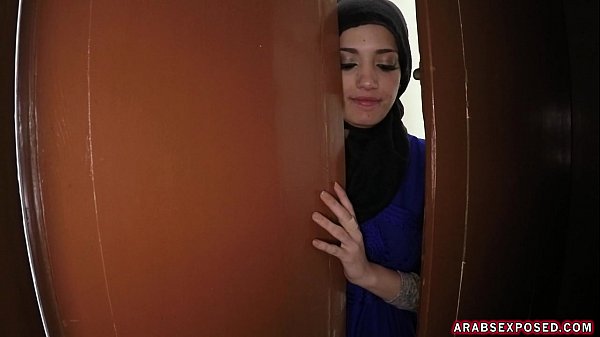 Shy arab girl gives american tourist a public blowjob for cash