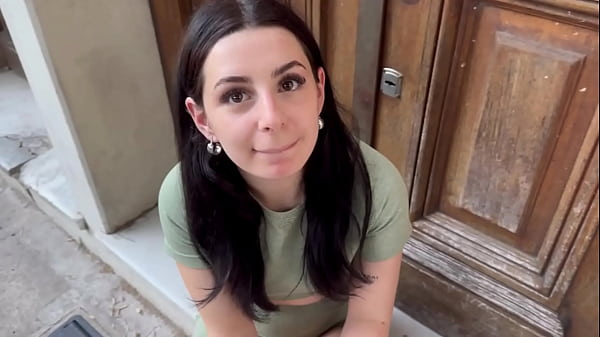 Almendra Gala fucks tourist in street while amateur latina girl bounces her curvy ass