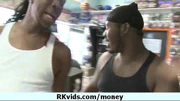 Teen girl takes cash for sex on the streets