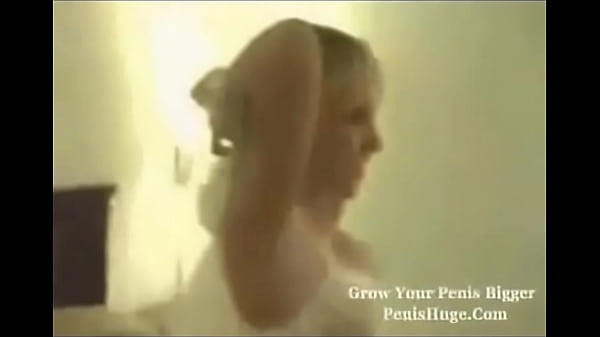 Bride fucks on honeymoon night with husband at home