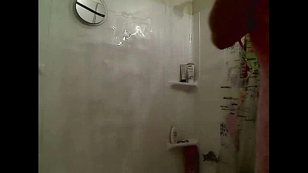 Shower with Annamilli and her step son in the bathroom