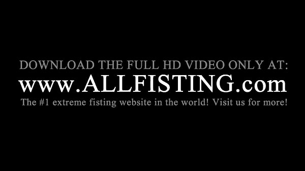 Allfistinghq teen girl fisting her pussy hard