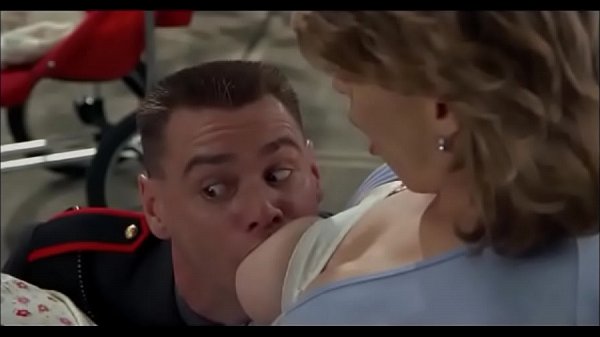 Busty blonde Busty Milk Machine squirts milk everywhere