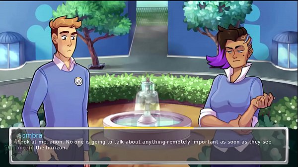 Widowmaker and Tracer fuck at Overwatch training academy