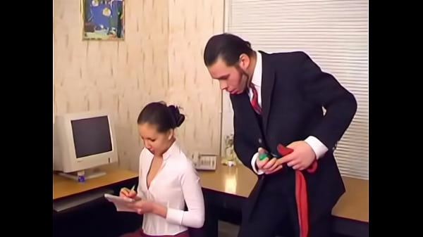brunette secretary fucked by boss in pantyhose