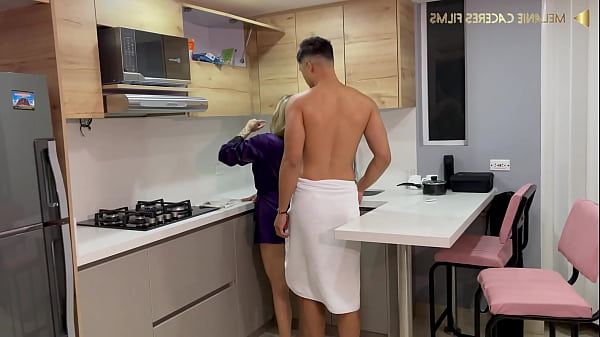Petite stepsister fucks stepbrother after flirting and massage