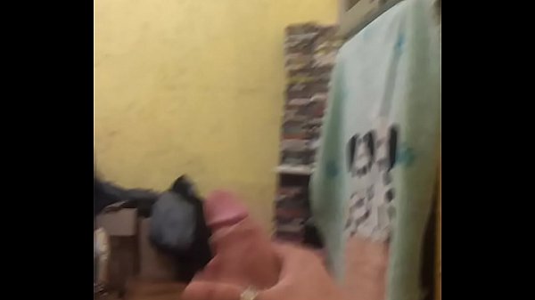 straight man jacking off and cumming with female companion