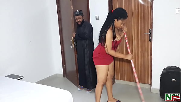 Nolly Porn Aboki and Cleaner romance sex scene