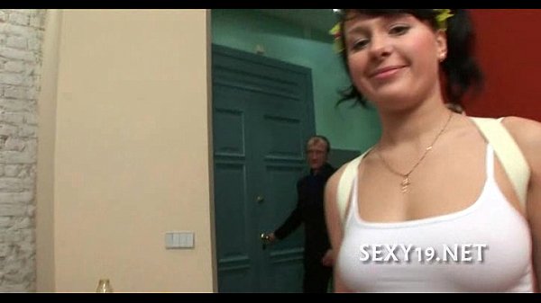 Russian teen student blowjob with amateur teacher