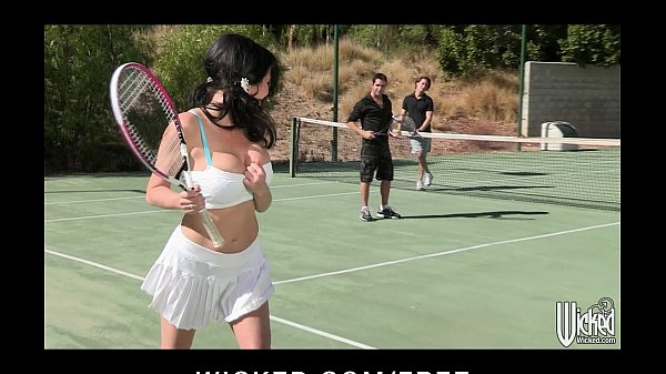 Mature milf from Brazzers gets double teamed at tennis club