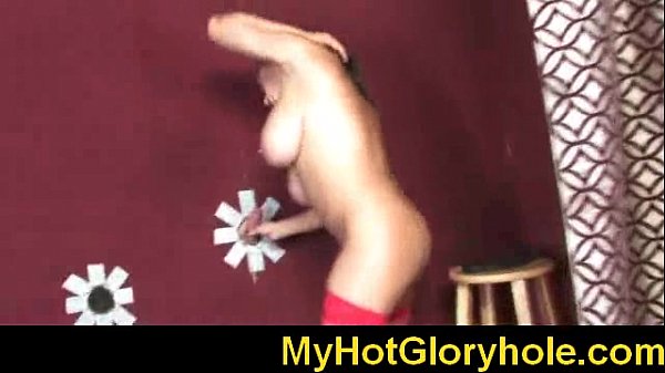 Gloryhole blowjob with a big cock