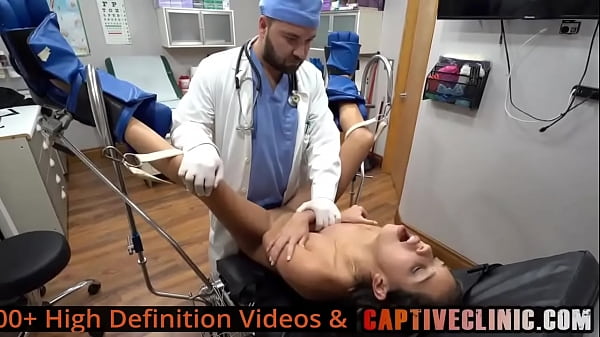 Doctor Tampa deflowers Aria Nicole during lesbian therapy with Channy and Genesis
