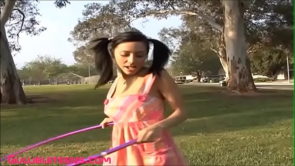 Lela Star and Donny Long outdoor teen hoola hoop sex