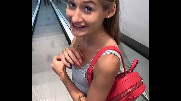 Tiffany Tatum blonde sex tape fitting room POV Blowjob Cumshot